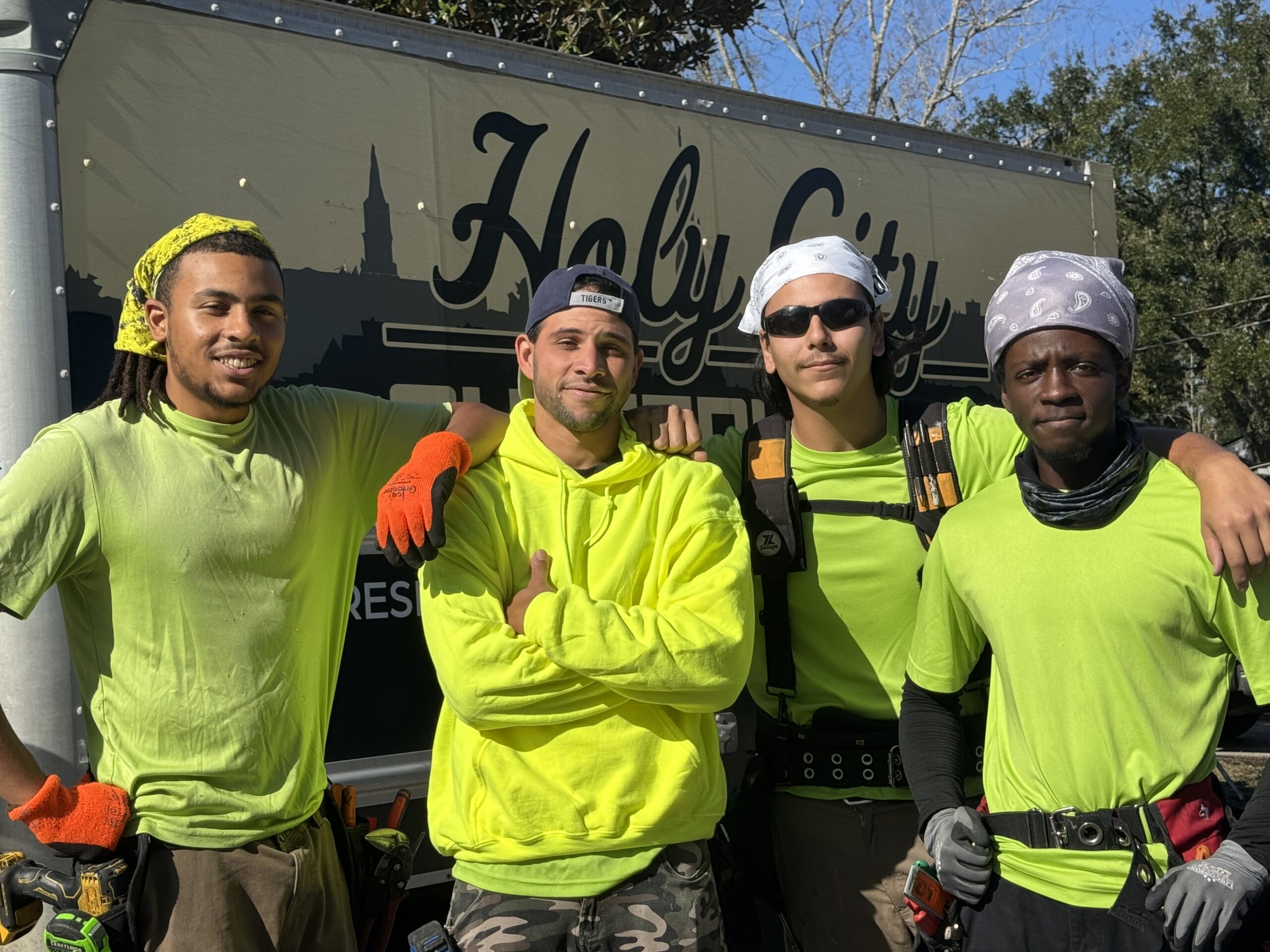 Holy City Gutterworks’ local gutter company team in Charleston, South Carolina